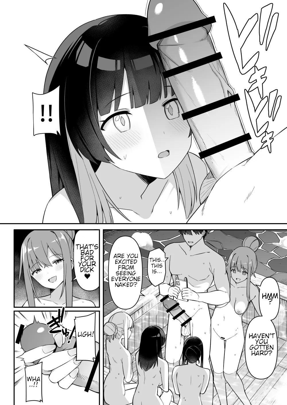 Hentai Manga Comic-Gals on a Hot-spring Inn Trip are Shown Who's Boss by their Big Dick Waiter 2-Read-13